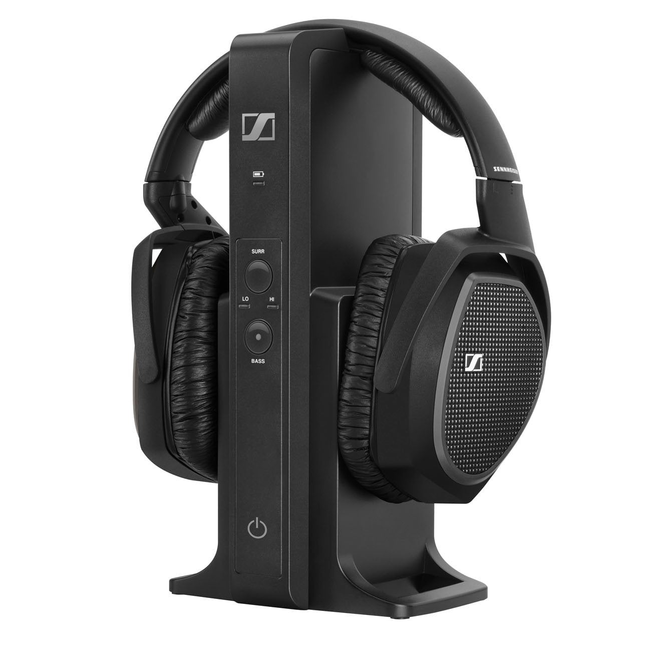 Sennheiser RS175 Closed Circumaural Headphone with 100m Range Transmitter (Black)