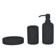 thumbnail image 3 of Mainstays Soft Touch Toothbrush Holder, Rubber coated ceramic, 1 toothbrush holder holds toothbrushes and toothpaste, 3 of 4