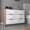 Multicolor, variant on Freestanding 3 Door Closet System with Hanging Rod and Shelves, Manufactured Wood Bedroom Storage for Clothes and Linens, 15.8D x 23.6W x 66.9H, Brown Oak
