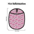 thumbnail image 3 of Cute watermelon flamingo Pot Holders for Kitchen - Heat Resistant Oven Mitts Hot Pads with Pocket, Non Slip Silicone Pot Holders, Cuteness Hanging Loop Potholders for Kitchen Baking, 3 of 5
