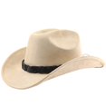 thumbnail image 1 of Western Frontier Cowboy Hat Curved Brim for Outdoor Adventures Travel Riding Country Style Everyday Wear Crafted Accessory, 1 of 3