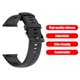 thumbnail image 1 of Correa de reloj de pulsera de silicona ajustable para Polar Vantage V2 (negro), 1 of 9