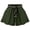 Green, variant on Maean Women's Casual Shorts Pleated Bowknot Belted Elastic High Waist Wide Leg Solid Color Loose Short Pants