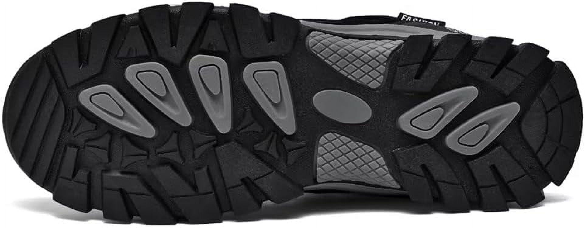 Hiking Shoes for Men with Arch Support Breathable Non-slip Lace-up Casual Walking Shoes Plus Size