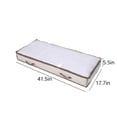 thumbnail image 3 of Dvkptbk Underbed Storage Bag, Foldable, With Double Zippers, Reinforced Handles, Suitable For Bedroom, Dormitory Quilt Blanket Storage Bag, 3 of 6