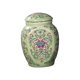 thumbnail image 3 of Jarrón de cerámica para flores, tarro de jengibre de , tarro de almacenamiento de té, pieza decorativa para el hogar, exhibición de bodas en verde Gloria tarro de jengibre, 3 of 9