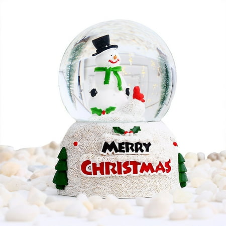 

Yohome Christmas Glowing Crystal Glass Ball Christmas Children Gift with 320ml Water