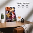 thumbnail image 4 of Myrtle Beach, South Carolina, Starfish And Shells (12x18 Aluminum Art, Indoor Outdoor Metal Sign Decor), 4 of 5