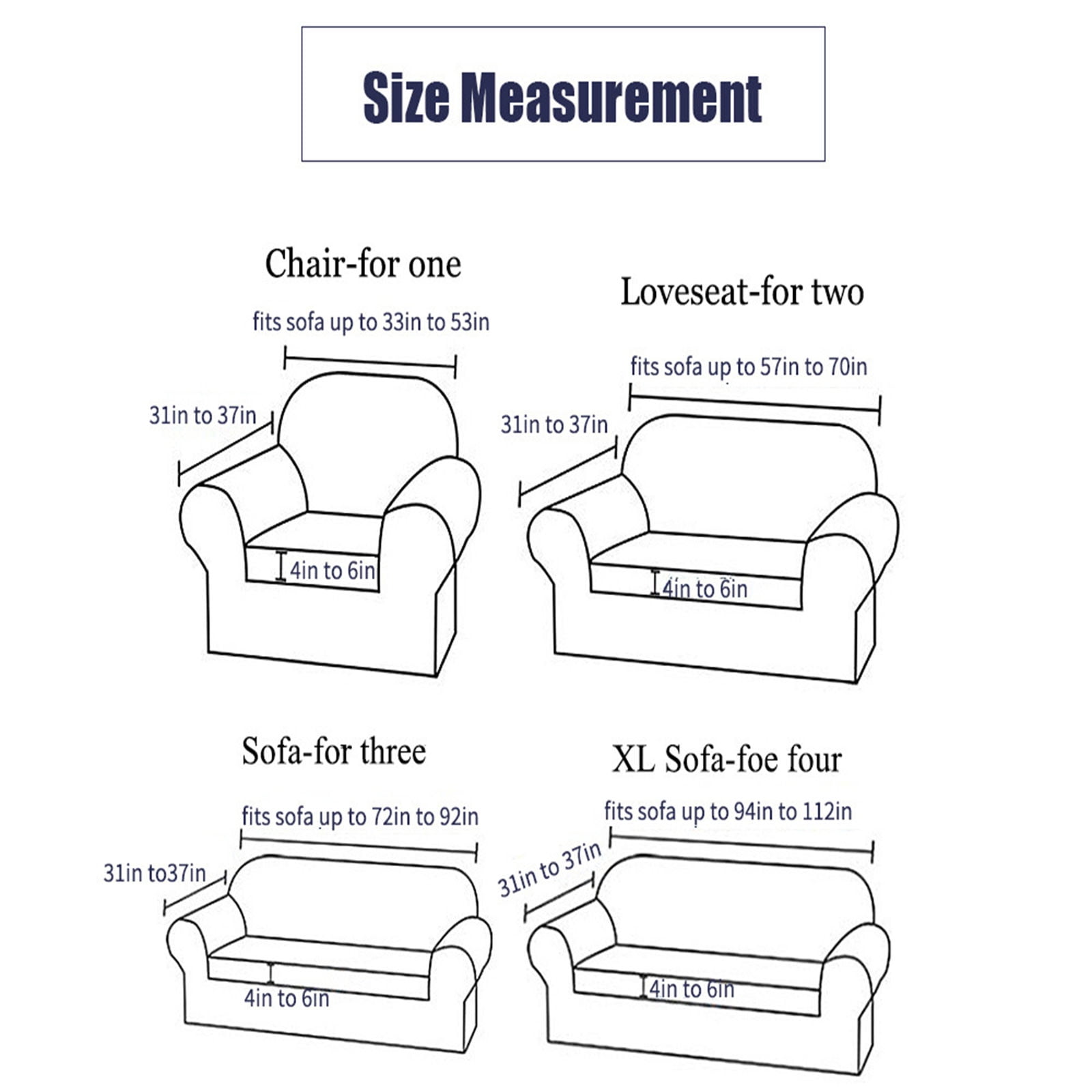 Stretch Plush Sofa Slipcover, Soft Sofa Cover, Thicken Couch Covers Anti-Slip Furniture Protector For 1 2 3 4 Seater Couch Slipcover-Brown-3 Seater (190-230CM)75-91in