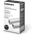 thumbnail image 2 of Cuisinart Universal Vacuum Food Saver Sealer Bags 2-Pack 8" x 20ft. Rolls BPA Free, Microwave & Freezer Safe , White (VSB-82C), 2 of 7