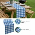 thumbnail image 5 of Blue Table Runner - 90 Inch Long, Kitchen Dining Table Runner Dresser Scarves, Country French Rustic Buffalo Plaid Modern Art Farmhouse Decor for Coffee Tables Wedding Party Banquet, 5 of 8