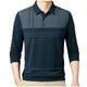 thumbnail image 2 of Blusa y camisa de manga larga con cuello vuelto para hombre, pijama deportivo para el hogar, camiseta de color liso, blusa deportiva de poliéster para hombre, 2 of 9