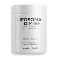 Codeage Liposomal DIM-E, Diindolylmethane, Antioxidant SGS Vitamin E Tocopherols & Isomers, 120 ct