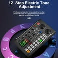 thumbnail image 4 of Audio Mixer and Voice Changer Sound Board with Live Sound Card for Streaming Podcasting and Gaming, 4 of 9