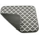 thumbnail image 4 of Kitchen aid 18in X 16in Microfiber Dish Drying Mat Super Absorbent Dish Drainer Kitchen Pad With Hanging Loop, Gray, 4 of 4