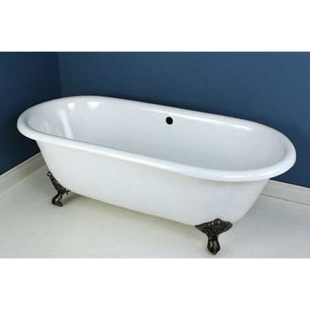 UPC 663370286520 product image for Kingston Brass 66in Cast Iron Double Ended Clawfoot Bathtub with Oil Rubbed Bron | upcitemdb.com