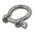 thumbnail image 1 of Unique Bargains 3/8' 304 Stainless Steel Clevis Bow Shackle with Screw Pin for Rigging (1-pack), 1 of 1