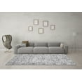 thumbnail image 3 of Ahgly Company Indoor Square Abstract Gray Modern Area Rugs, 6' Square, 3 of 4