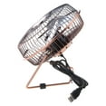 thumbnail image 6 of WINDLAND 4/6inch Small USB Desk Fan Quiet Fan Metal Strong Airflows 360 Degree Adjustable, 6 of 14