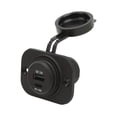 thumbnail image 3 of Automotive Chargers Plug, 6.3 Inserts 2 In 1 Waterproof Dual Car Charger Adapter  For Boat, 3 of 8