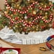 thumbnail image 5 of Christmas Snowflake Tree Skirt Holiday Decorations And Accessories Short Pile Printed Christmas Tree Skirt, 5 of 6