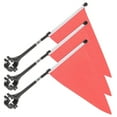 thumbnail image 1 of SNNROO Kid Bike Flag Pole 3 Sets Safety Accessory Cycling Trailer Supplies Kit Banner Polyester Metal Child, 1 of 6