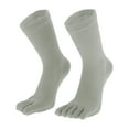 thumbnail image 3 of Unique Bargains 1 Pair Yoga Five Toe Socks Durable Striped High Socks for Women Gray, 3 of 6