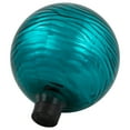 thumbnail image 4 of Northlight Wave Outdoor Garden Gazing Ball - 10" - Turquoise, 4 of 5
