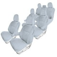 thumbnail image 1 of For Toyota Sienna 2011-2020 FH Group Neoprene Waterproof Custom Fit Car Seat Covers - Full Set Solid Gray, 1 of 10