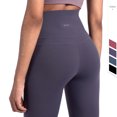 thumbnail image 4 of Dinheiro Leggings de invierno de mujer con forro polar Gris Morado, 4 of 5