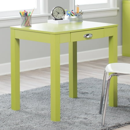 Classic Kids Desk - Classic Playtime Mini Writing Desk with Optional Bookcase - Lime