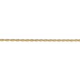 thumbnail image 3 of Diamond2Deal 14K Yellow Gold 1.8mm Extra Light Diamond-cut Rope Chain Necklace for Women 20", 3 of 6
