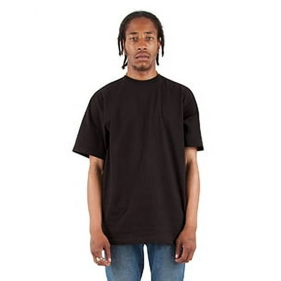Shaka Wear Adult 7.5 oz., Max Heavyweight T-Shirt S BLACK