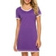 thumbnail image 1 of Vestido Irfora Vestido de tumbona para mujer, camisones sueltos de manga corta, pijamas para descansar Irfora Vestido, 1 of 5