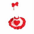 thumbnail image 2 of 7 Inch Easter Desk Goose Outfits,Valentine's Day Goose Outfit,Desktop Goose Costume,Heart Porch Goose-Clothes Fits,Cute Geese Decor Accessories,Hot Pink, 2 of 7