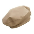 thumbnail image 2 of Cheers.US Classic Leather French Beret Hat for Women Adjustable Solid Color Artist Painter Cap Fashion Faux Leather Beanie Cap Warm Flat Hat, 2 of 7