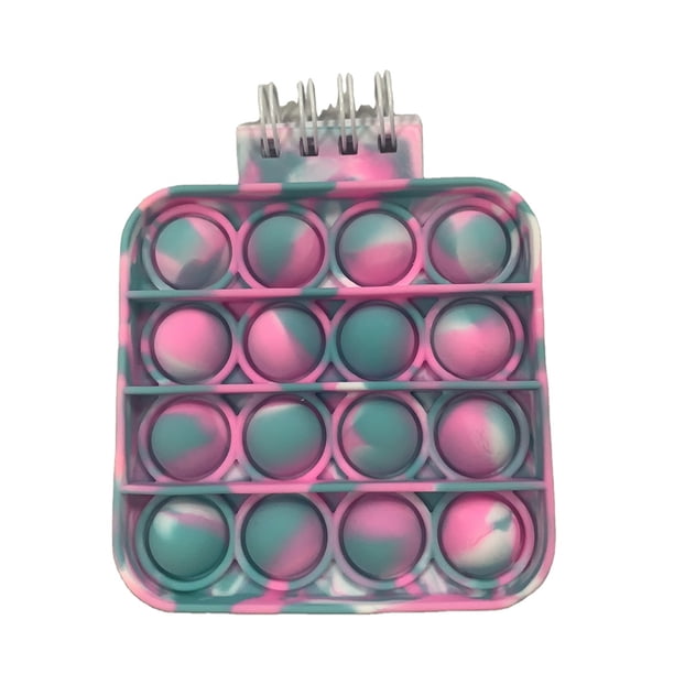 Push Bubble Square Notebook Extrusión De Silicona Suave Bloc De Notas De Burbujas Juguete De Descompresión Noticed FN006565-09