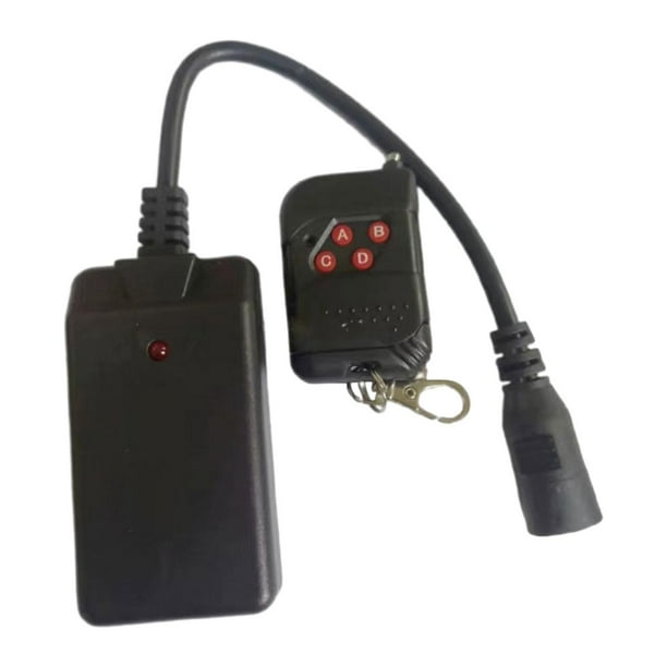 Piezas de niebla de atmósfera Control remoto de la máquina de niebla, controlador de lámpara de mesa de baile accesorio de 3 pines para máquina de hum