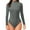 O-Grey, variant on Elegant Women’s Turtle Neck Long Sleeve Jumpsuit for Enhanced and All-Day Comfort