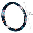 thumbnail image 4 of Easter 14.5 Inch Printing PVC Leather Car Wheel Cover Steering Wheel Covers Auto Accessories, 4 of 6
