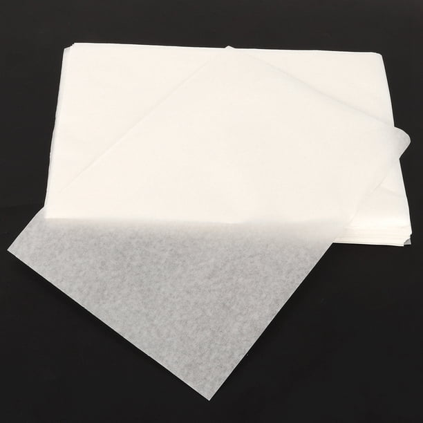 DOITOOL Lot de 50 feuilles de papier d'emballage résistant à l'huile - 24 x 25 cm - Résistant à la graisse - Pour sandwichs, hamburgers, pâtisserie et service alimentaire