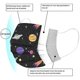 thumbnail image 4 of 100 Pcs Kids Face Mask Kids Disposable Face Cover Colorful Printed 3 Ply For Children Boys Girls, 4 of 5