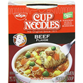 thumbnail image 2 of Cup Noodle Instant Noodle Soup, Beef Flavor, 4 Count, 2.5 oz, 2 of 2