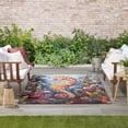 thumbnail image 4 of Nourison Color Splash 5'3" x 7'3" Multicolor Coastal, Nautical & Beach Rug, 4 of 10