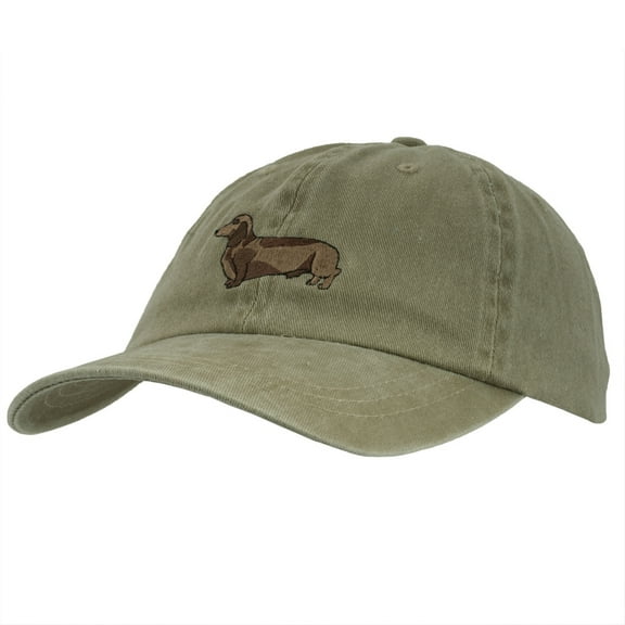 Chocolate & Tan Dachshund Adjustable Baseball Cap