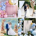 thumbnail image 4 of 6.6FT x 6.6FT Gold Square Wedding Arch Backdrop Stand, Sturdy Metal Balloon Arch Frame for Ceremony, Birthday Party, Baby Shower, Bridal Shower, Anniversary, Photo Booth Background Decoration, 4 of 16