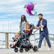Evenflo Pivot Xpand Modular Travel System with LiteMax™ Infant Car Seat, Sabino Grey