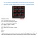 thumbnail image 3 of Teclado Mecánico Para Juegos, ABS Multifuncional, Duradero, Teclado Para Juegos De 9 Teclas, Amplia Aplicación Para Control Industrial, 3 of 7