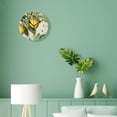 thumbnail image 4 of 14 Inch Wall Clock Battery Operated Silent Clock Decorative for Office, Kitchen, Outdoor, Living Room，Fish Scale Bright Color Pattern Vector Cute Pattern, 4 of 4