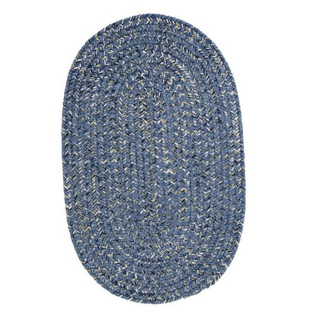 Tweed Bleu de Baie Ouest 2'x4'